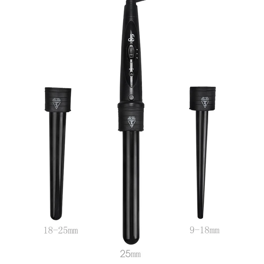 Набор для завивки волос 5 в 1, керамические щипцы для завивки волос, профессиональные Сменные щипцы для завивки волос с перчатками