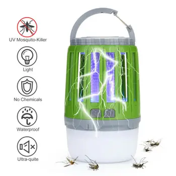 

USB Electric Bug Zapper Mosquito Killer LED Light UV Insect Trap Fly Pest Lamp