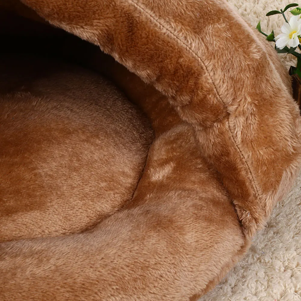 Pet Kitten Cat Dog Puppy Winter Warm Sleeping Mat Cave House Igloo Nest
