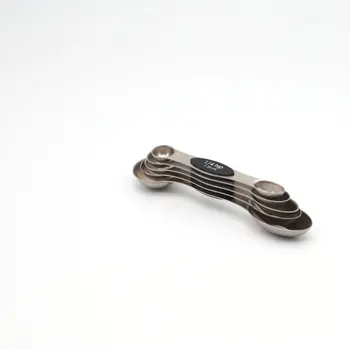 

Magnetic Measuring Spoons Set of 5 with Double Ends Stainless Steel Measuring Spoons Teaspoon Tablespoon Measuring Spoon