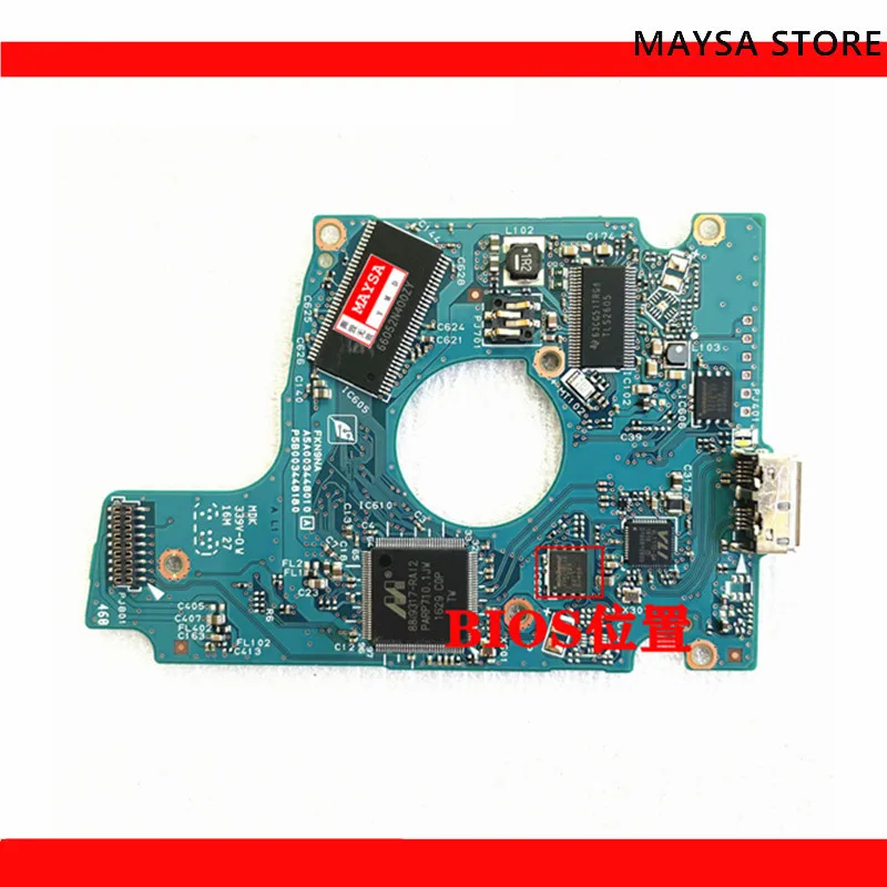 

G3448A для TOSHIBA MQ01UBD100, AB00/AX101U, HDKBD29AYA01 HDD PCB/номер платы: G3448A