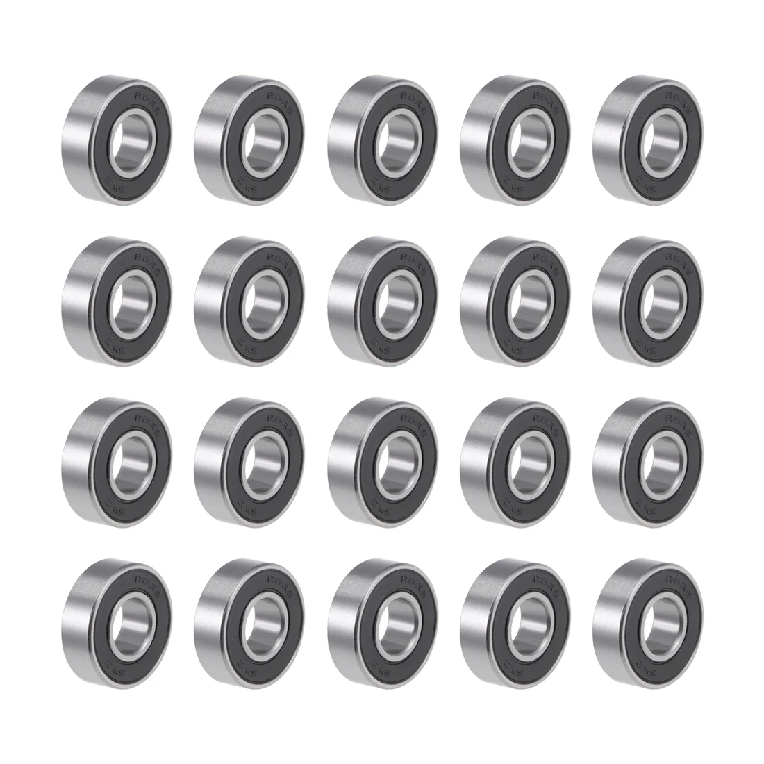 

Шариковый подшипник uxcell, 20 шт., R6-2RS, 3/8 дюйма x 7/8 дюймов x/32 дюйма, герметичный, Z2, подшипники для домашнего сада