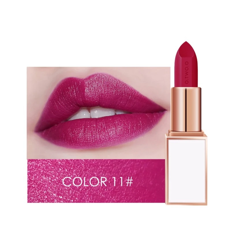 20 Colors Semi-Matte Lipstick Lip Makeup Lipstick Long Lasting Matte Beauty Tools labiales batom Lips Tint D1