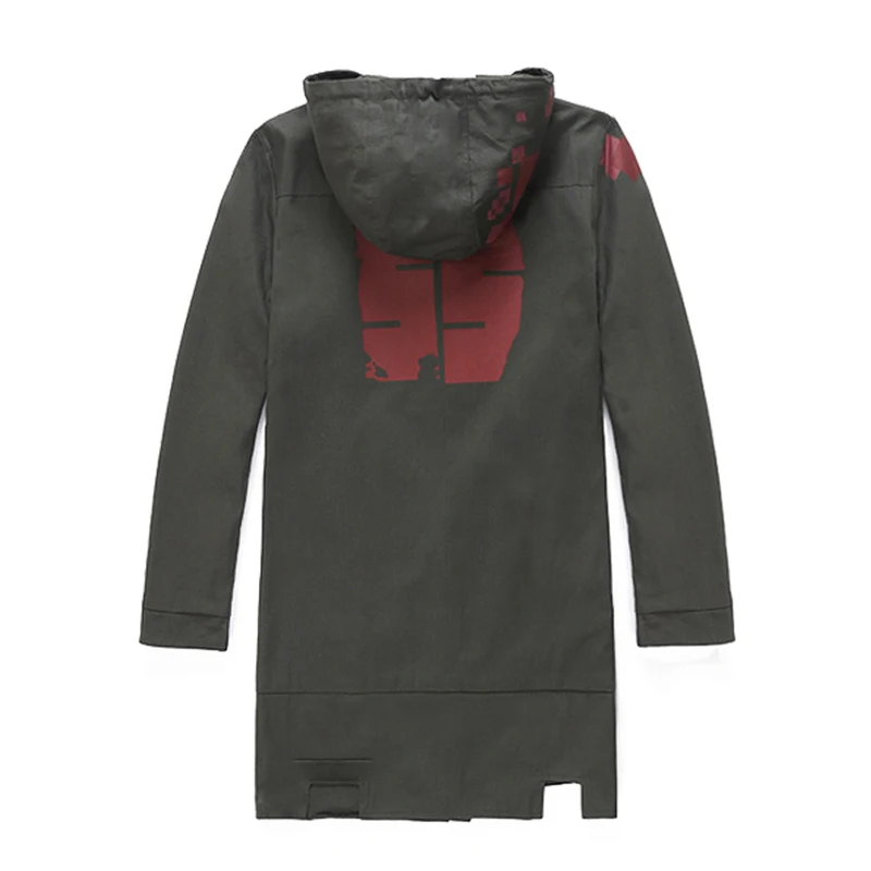 Новинка плащ с капюшоном nagito komaeda Super danganronpa 2 Армейского зеленого цвета длинная