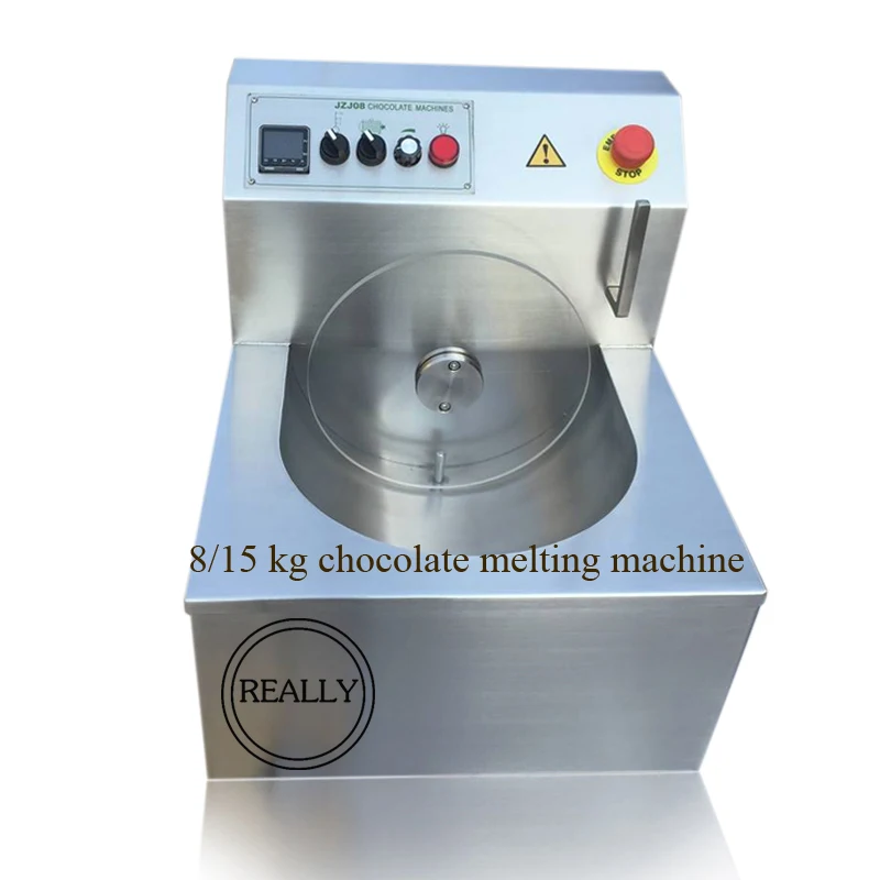 

15kg 110V/220V stainless steel chocolate tempering machine with frequency conversion motor