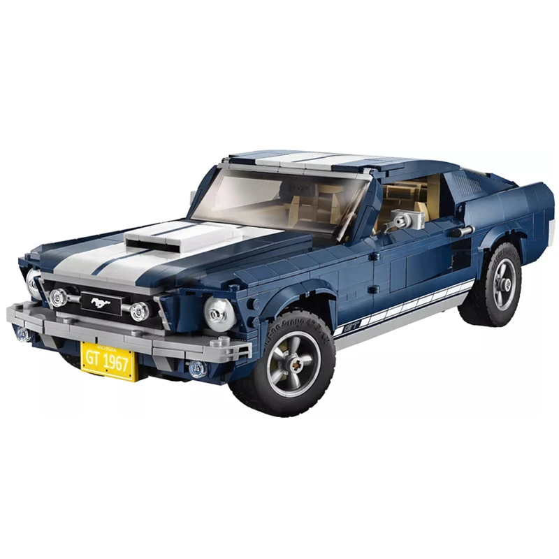 

Creator Expert Technic 1960s Ford Mustang GT Sports Car Building Blocks Kit Bricks Sets Classic Model Toys Gifts