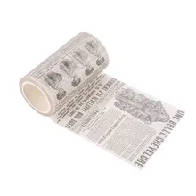 Готический Васи бумага клейкая лента английский новости бумага скрапбук маскировки питания 80 мм