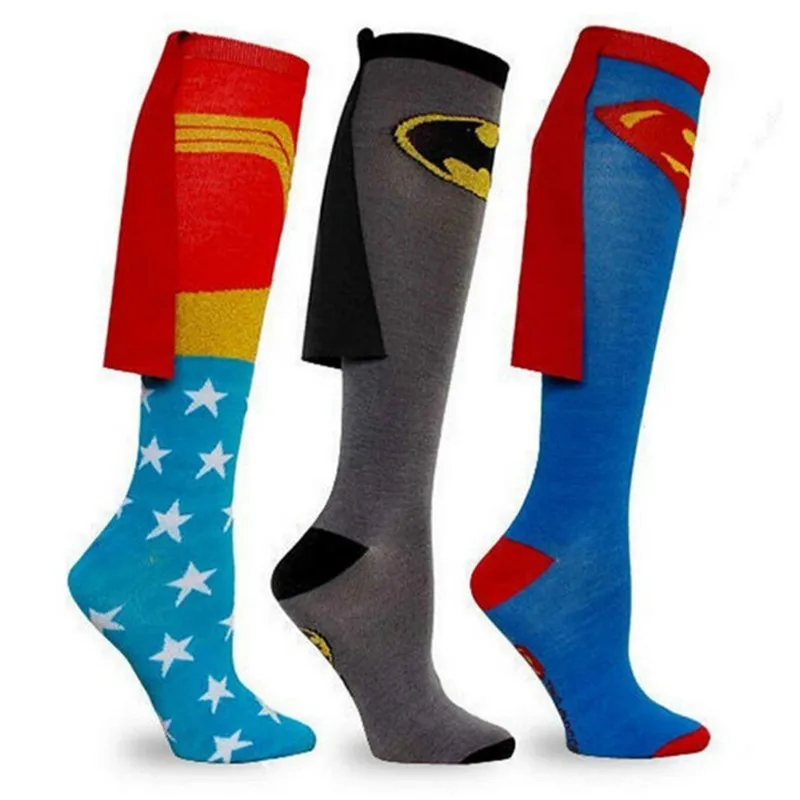 Супергероя Темный рыцарь Косплей носки для костюмов взрослых унисекс реквизит