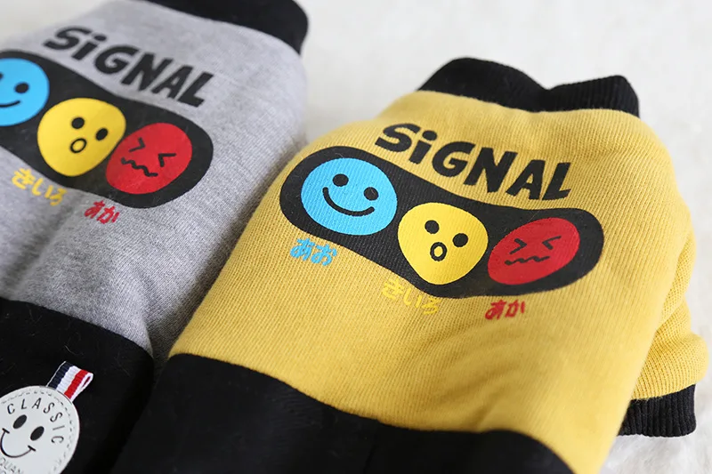 Smile Signal пижамы для собак Одежда для собак зимняя одежда для собак халат комбинезоны толстые пальто Одежда для собак кошка Чихуахуа Тедди