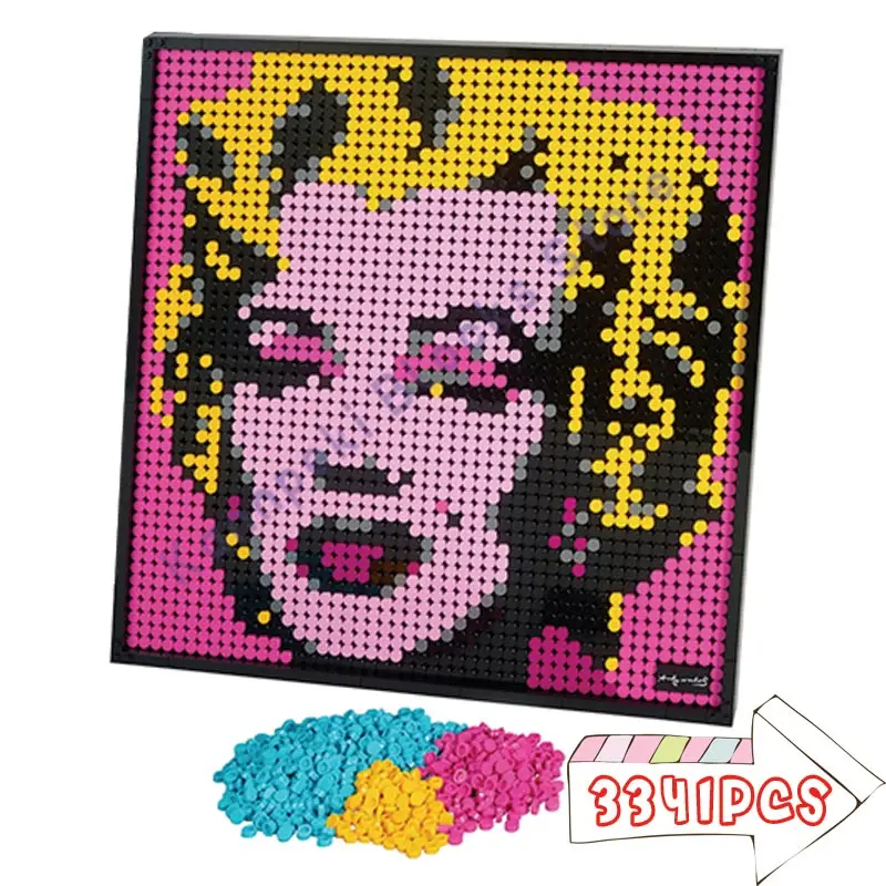 Пиксельная художественная мозаика набор MOC сделай сам Vatar строительные блоки