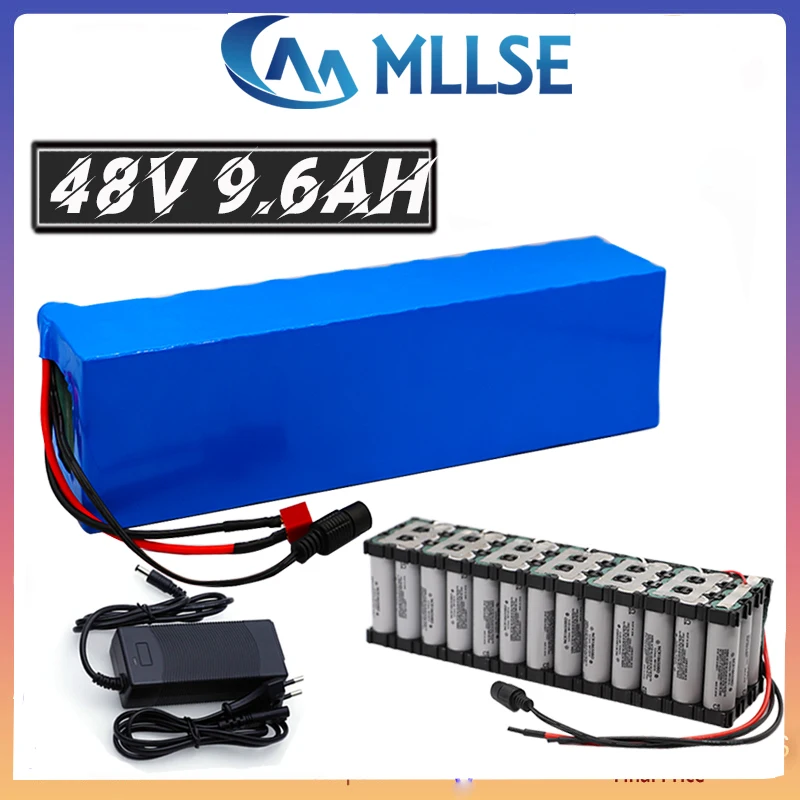 48V батарея 13s3p 9.6Ah батарейный блок 1000W высокая мощность батареи фара для
