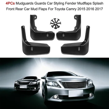 

Hot New 4PCs Mudguards Guards Car Styling Fender Mudflaps Splash Front Rear Car Mud Flaps For Toyota Camry 2012 2013 2014