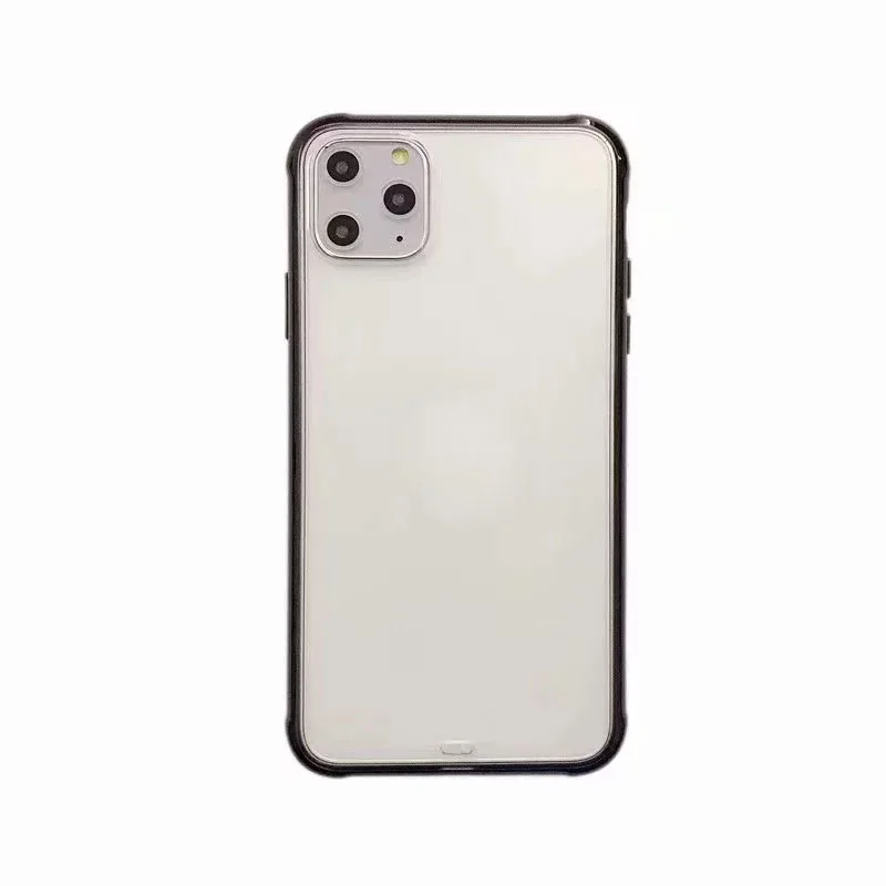 Матовый полупрозрачный чехол для iPhone 11 Pro XS MAX X XR XS 8, 7, 6, 6S Plus, чехол из жесткого поликарбоната+ мягкий, симпатичный, из ТПУ Модный Роскошный чехол-накладка 15 шт