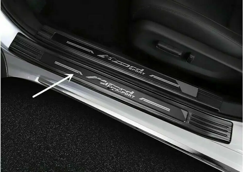 Подходит для Honda Accord Нержавеющая Накладка на порог черный снаружи