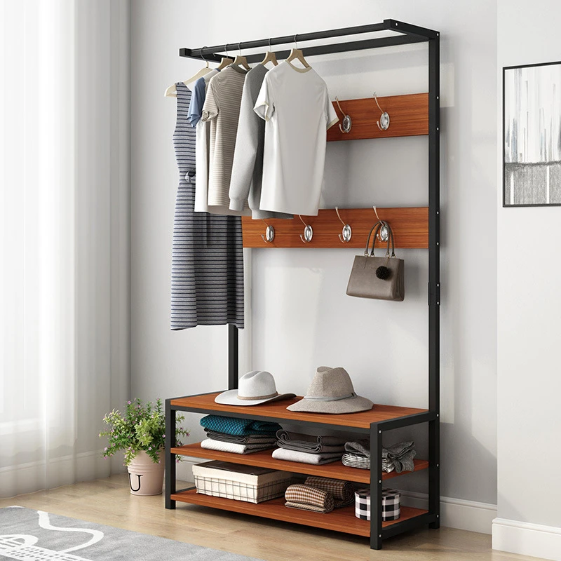 para colgar ropa, colgador de ropa, estante de almacenamiento de pie para colgador de muebles de dormitorio de estilo Simple moderno| | - AliExpress