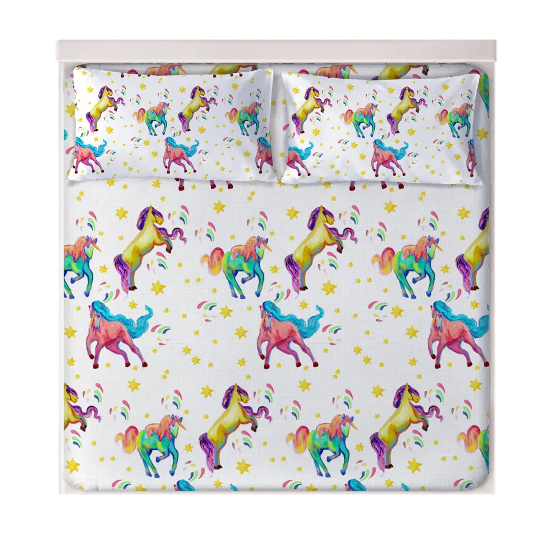 Unicorn Dreaming Fitted Sheets