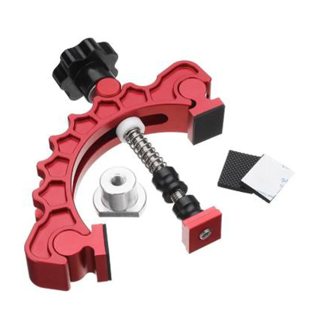 

Aluminum Alloy Hold Down Knuckle Clamp Adjustable Press Plate T-Track Clip Press Plate T Track Clamp Quick Hold Down Clamp