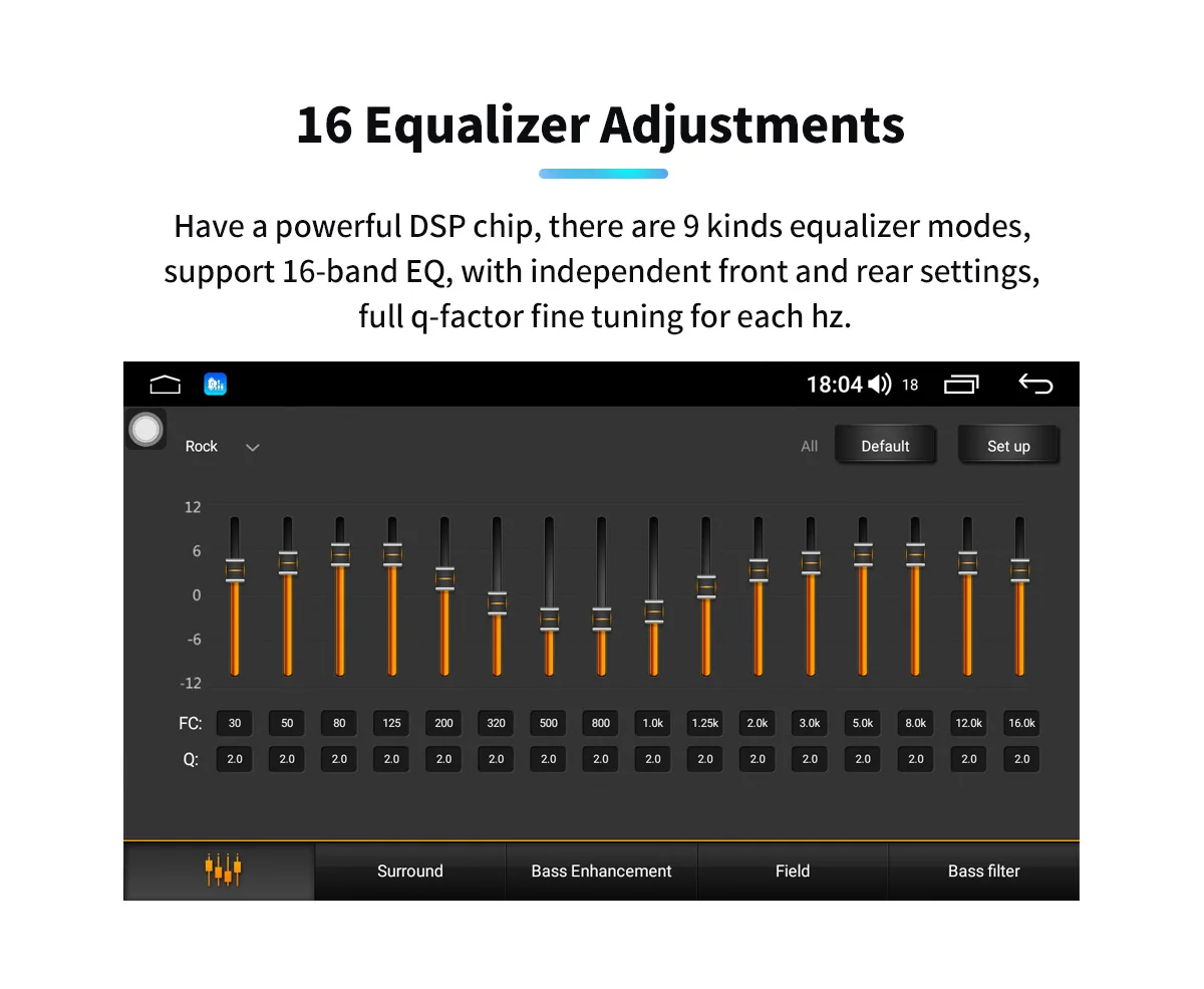 Discount 6.2"Single Din Android 8.1Car Radio Stereo 2GB+32GB Octa Core Head Unit Tape Recorder Multimedia GPS NO DVD Player Built-in DSP 5