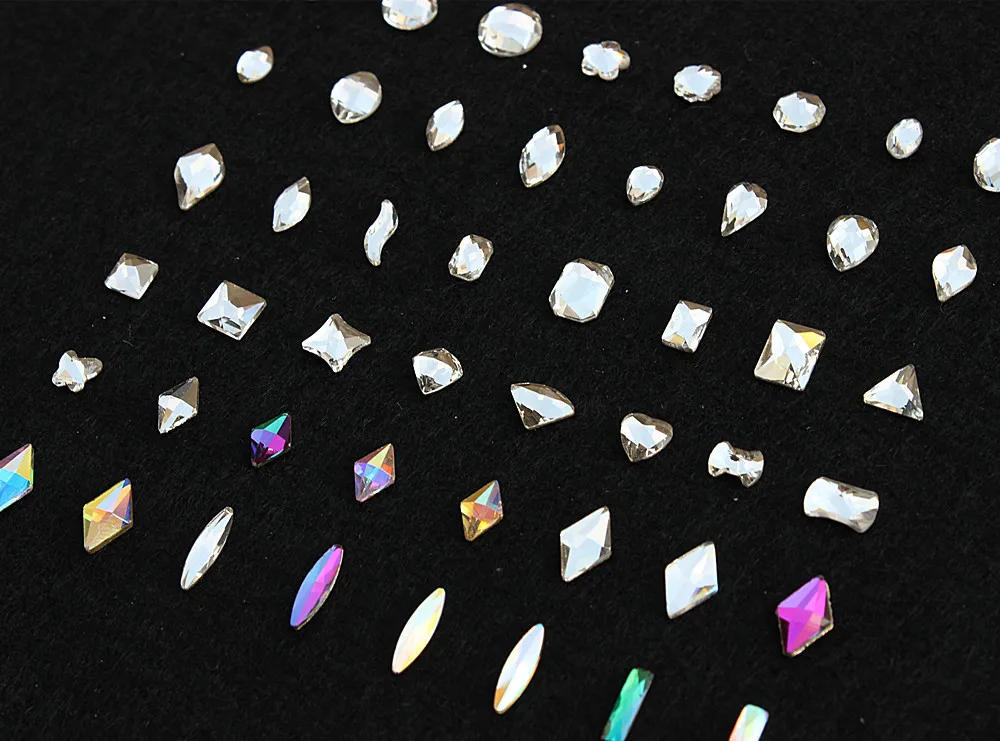 Роспись ногтей кристалл алмаз Swarovski Алмаз мульти-сплит поверхность плоская Алмазная форма искусственный бриллиант ногтей кристалл аксессуары