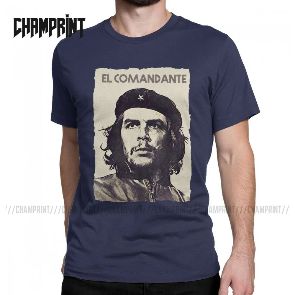 

Men's T-Shirts Che Guevara Funny 100% Cotton Tee Shirt Short Sleeve Revolution Revolutionary Cuba Cuban T Shirt O Neck Gift Idea