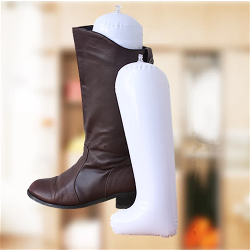 2Pcs Plastic Shoe Hanger 50cm 32cm Inflatable Women Long Boots Shoes Stand Holder Stretcher Support Shaper Shoe Trees shoe stretcher shoe accessories shoe tree boot stand holder