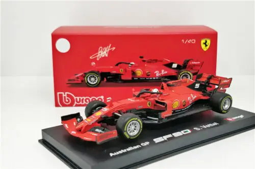 BBurago 1:43 серии подписи Ferrari F1 SF90#5 Себастиан веттел#16 Карл Леклерк гоночный литой под давлением модель автомобиля - Цвет: SF90 NO.5 VETTEL