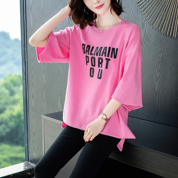 

2020 Super Short Sleeve Women's New Summer European Station Ocean Gas Shirt, European Major Edition Topcoat, Pure Cotton T-shirt