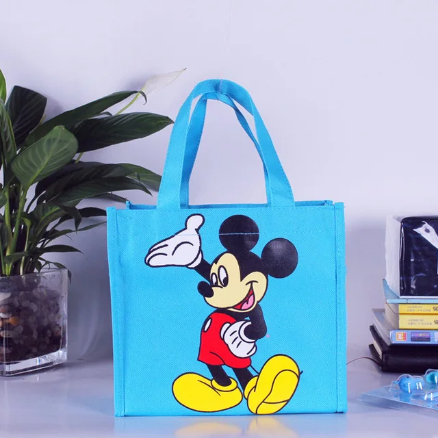 Disney мультфильм сумка на плечо Минни Мумия сумка водонепроницаемый ланч бокс сумка складная сумка для начальной школы Обучение Ланч сумка - Цвет: 2