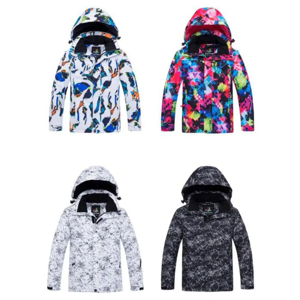 

Thickened Outdoor Coat Warm and Cold-proof Ski Jacket Waterproof Winter Children's Ski Wear