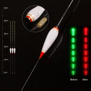

Smart Fishing Float Gravity Sensor Electric Glowing Automatically Color Changing Remind Night Luminous Floats Bobber TD01