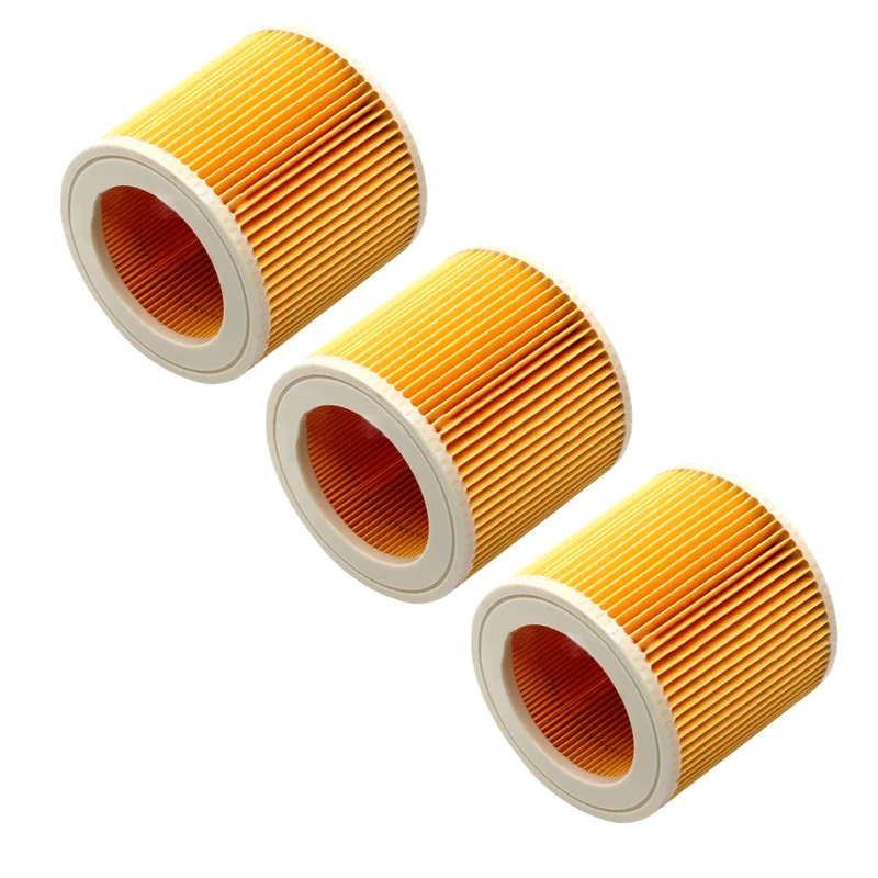 

3pcs Filter Elements Fits For Karcher WD2 WD3 Premium Vacuum Cleaner Accessories