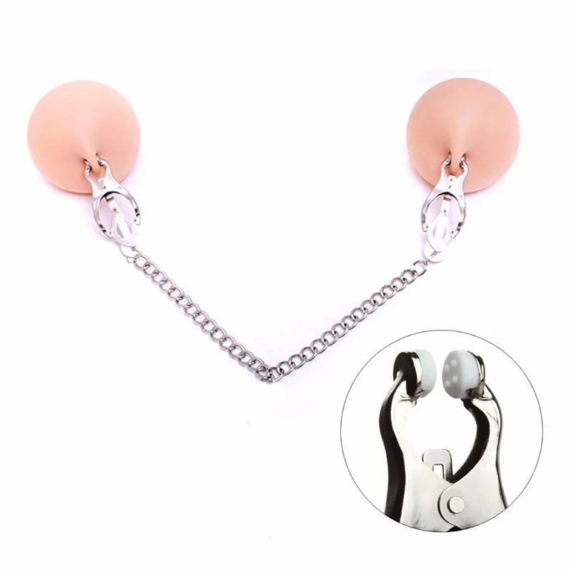 NEW Device Bondage Gear Hard Clover Nipple Clamps Clips Games Sex Toys Adult Products for Women