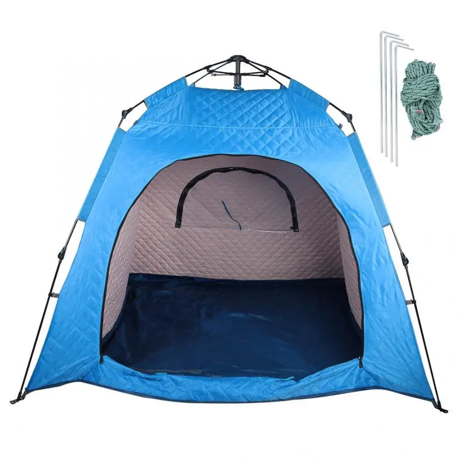 

HURRISE Winter Ice Fishing Tent 2-3 People Large Cotton Warm Tent Waterproof Carp Fishing Tent Outdoor Winter Fishing Accessorie