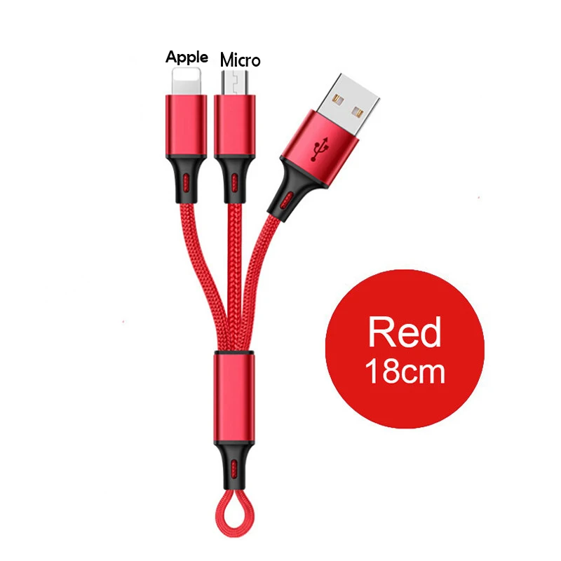 USB мини кабель для iPhone 11 Pro Max X XS XR 6 7 8 Plus Xiaomi redmi 7 7A мобильный телефон микро USB быстрое зарядное устройство Android короткий шнур