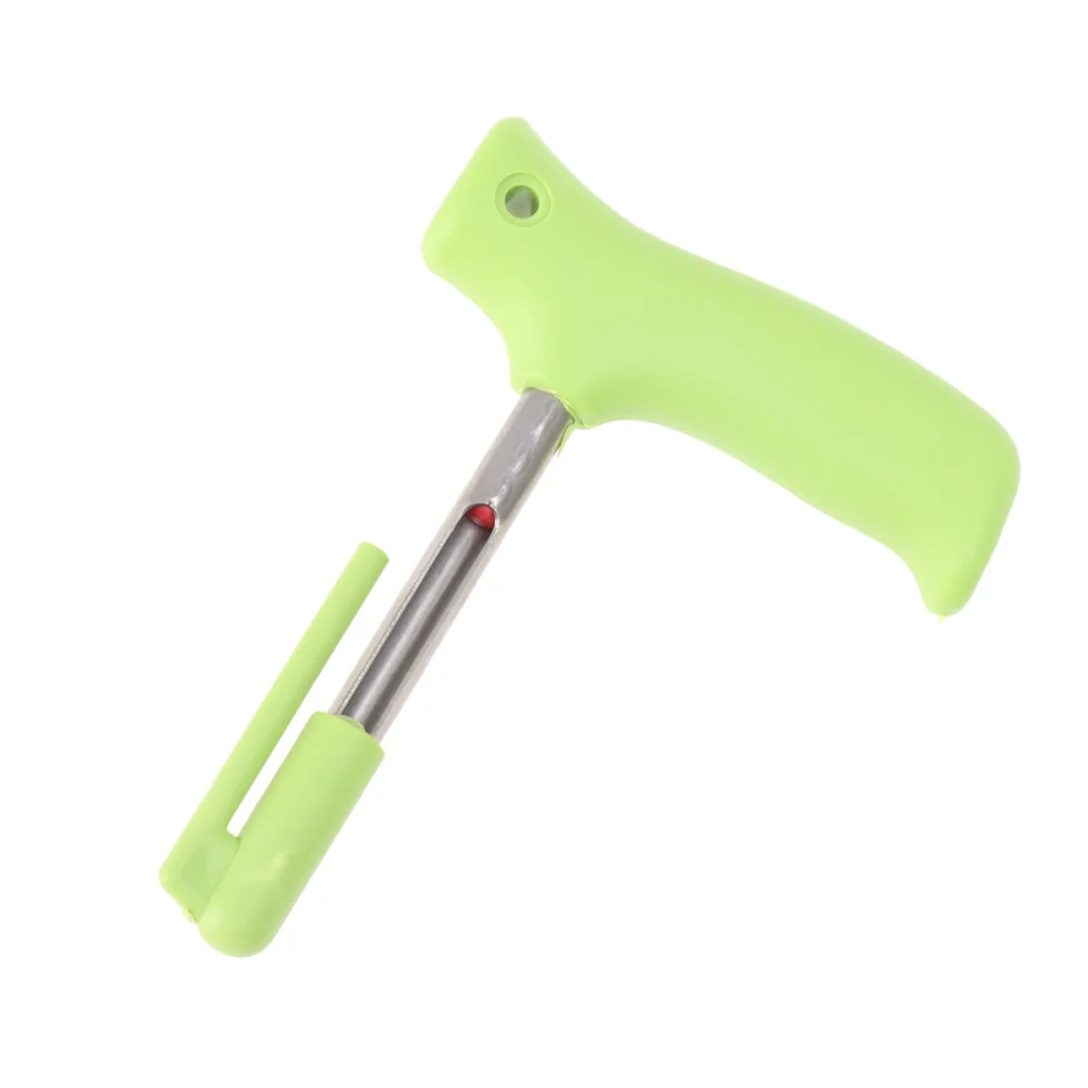 Stainless Steel Coconut Opener Tool Cutter Kitchen Utensil for Juice Extractor with Grip Cleaning Stick