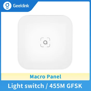 

Geeklink 1 Gang Scene Panel Smart Home Remote Control Wireless Light Switch Feedback Touch Controller Alert Alarming Apparatus