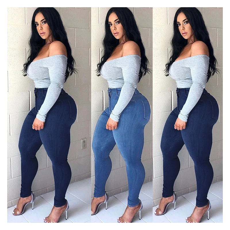 

Sexy High Waist Jeans Women Skinny High Stretch Denim Pants Distressed Jeans For Women Fashion Women's Jeans Pencil Pants