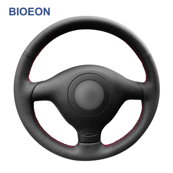 

Black PU Artificial Leather Car Steering Wheel Covers for Volkswagen VW Golf 4 (IV) Passat B5 Passat Variant Polo Bora Sharan