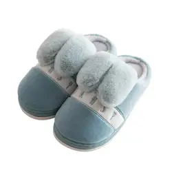 Детские тапочки для мальчиков; сезон осень-зима; домашняя обувь; детские домашние тапочки из хлопка для девочек; нескользящая теплая обувь;