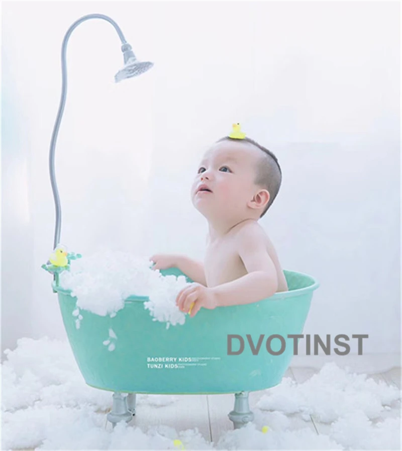 Реквизит для фотосъемки новорожденных Dvotinst железная ванночка душа детской