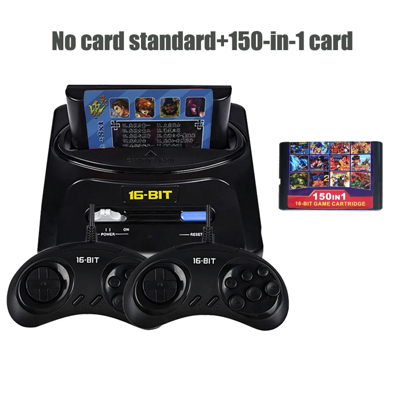 Ретро Мини ТВ Видео игровая консоль для sega MegaDrive 16 бит игры с 30 различных встроенных игр два геймпада AV Out отправить карту