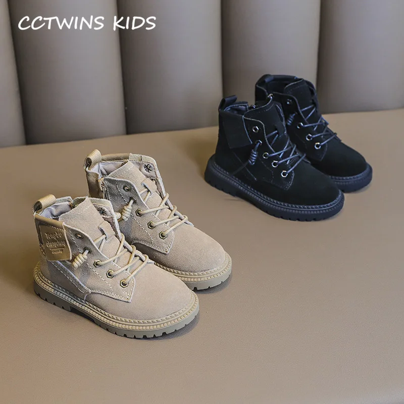 CCTWINS/детская обувь; коллекция года; Зимние Детские Модные ботильоны; обувь из натуральной кожи для маленьких девочек; Ботинки martin для мальчиков; для малышей; SNB186