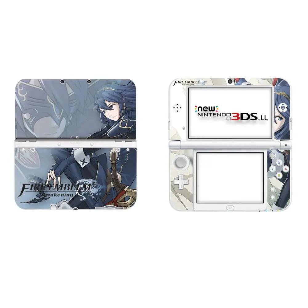 Наклейка с эмблемой огня на весь экран наклейка кожу для нового 3DS XL s LL виниловая