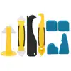 8Pcs Plastic+Silicone Sealant Scraper Finisher Tool Portable Silicone Multifunctional Spatula Shovel 5