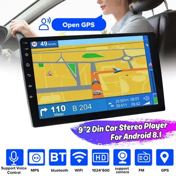 

Universal 9 INCH for Android 8.1 2 DIN Voice control Car Multimedia Player Car Stereo Radio Video MP5 Player WIFI GPS Navigation