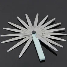 Запчасти, щуп, регулировочный манометр, авто 0,02-1 мм, углеродистая сталь, измерительный ручной инструмент, прочный