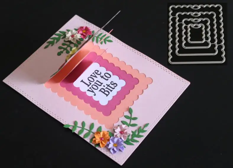 8X7CM YINISE лесная записная книжка с отрывными листами заготовки из металла режущие штампы для трафареты для скрапбукинга DIY открытки в альбом украшения тиснение высечки вырезать умирают плесень Записки бумага ремесло нож - Цвет: 8X7CM