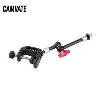 

CAMVATE Multipurpose C Clamp + Articulating Magic Arm (203mm long) With 5/8"-27 Microphone Screw Adapter C2525