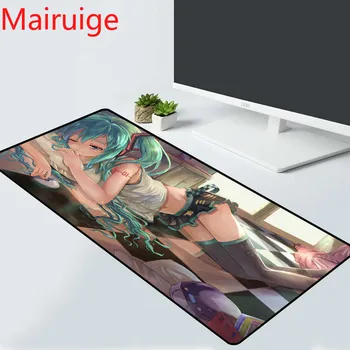 

Mairuige Animation Mouse Pad Cute Girl Pattern Game Accessories Computer Notebook Cool Gamer Mousepad Desk Pad Non-slip Desk Pad