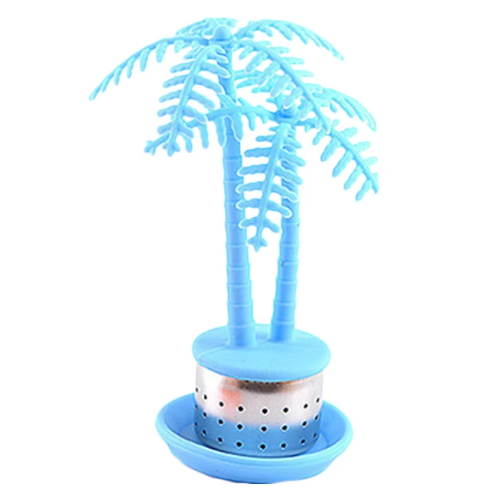 2 Pcs Coconut Tree Tea Infuser Strainer Loose Leaf Tea Filters for Teapots SDF-SHIP